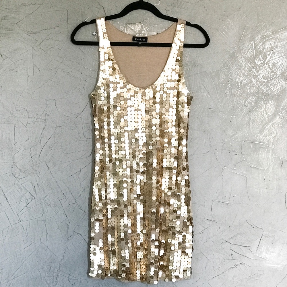 🔥BEBE sparkly dress💫